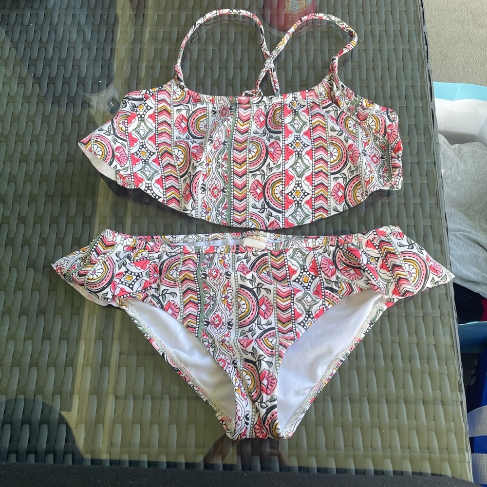 Pattern Kids Bikini Set